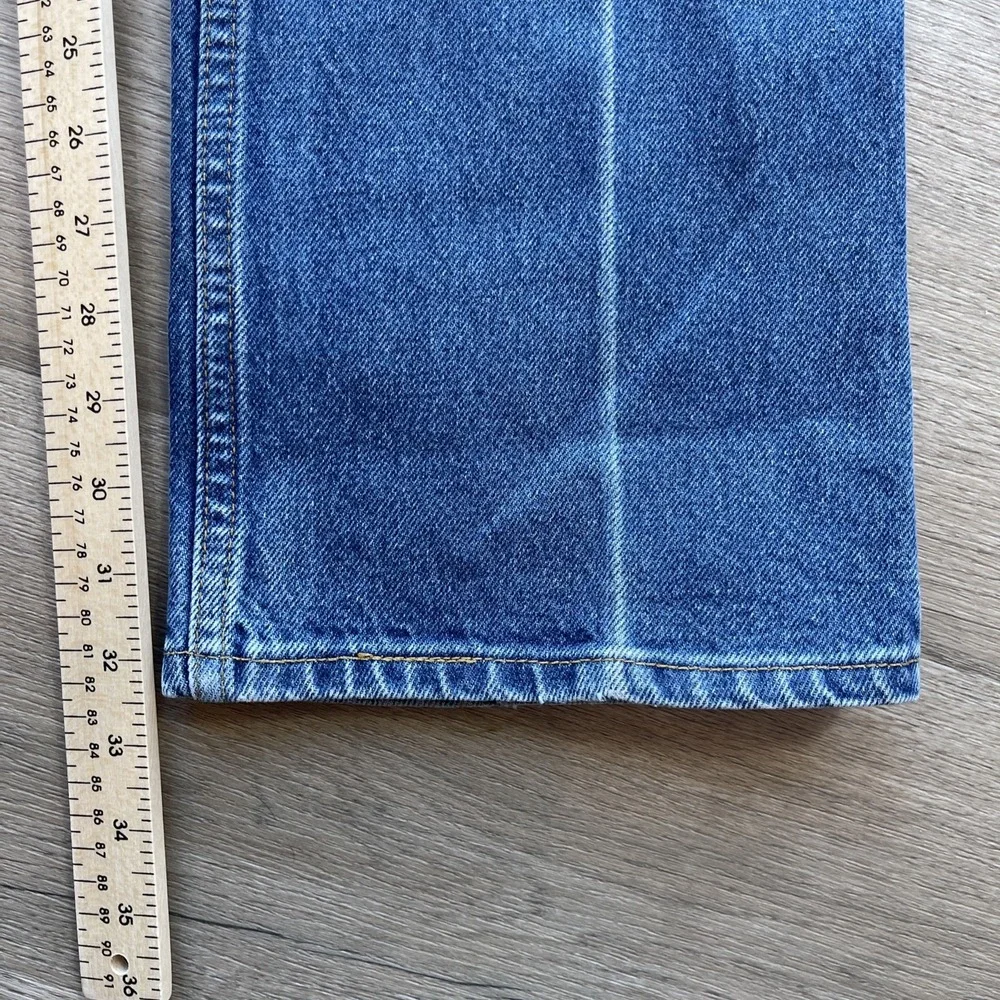 Vintage Levi's 517 Orange Tab Made in USA Boot Cut Jeans Men's 38x32 Blue Denim